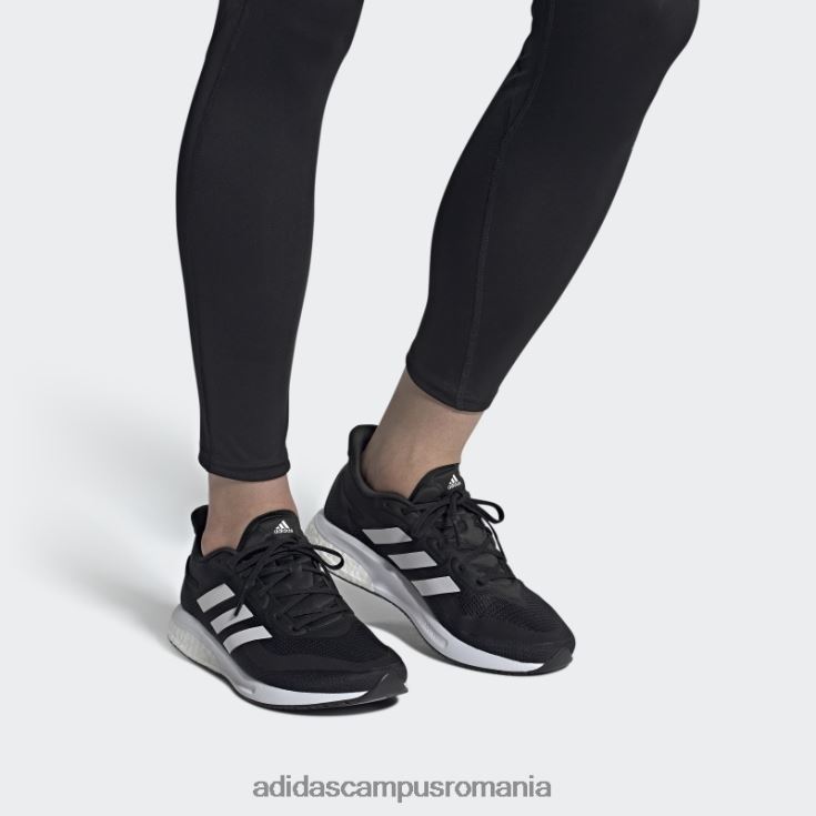 adidas campus romania pantofi supernova negri unisex negru/alb/argintiu J266N212944