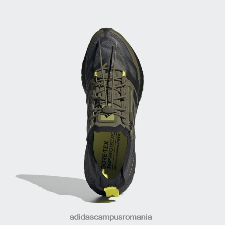 adidas campus romania pantofi ultraboost 21 gore-tex olive adidas unisex măsline/negru/galben acid J266N28682