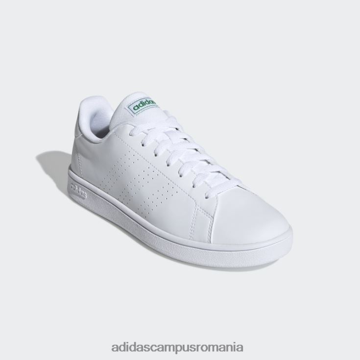 adidas campus romania pantofi de bază avantaj alb unisex alb/verde J266N2583
