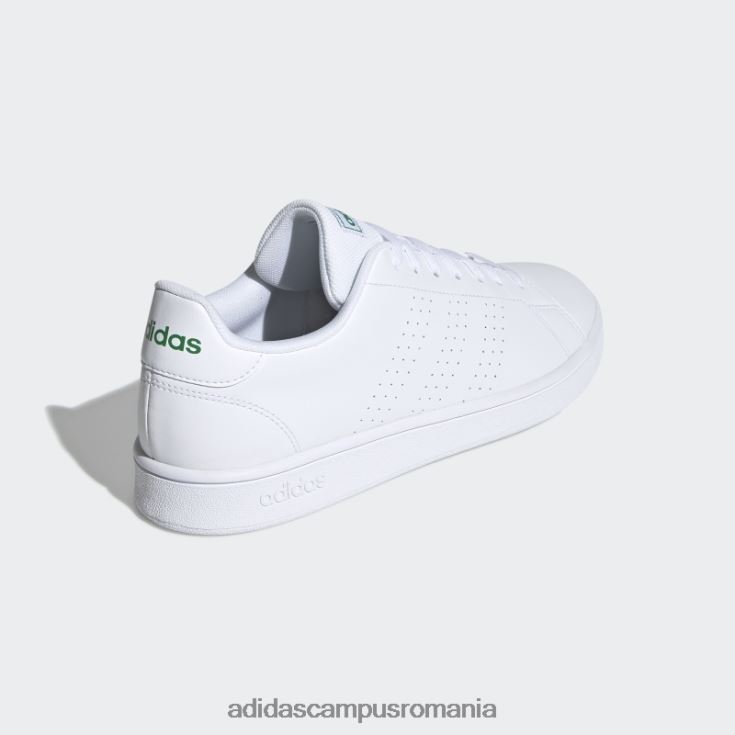 adidas campus romania pantofi de bază avantaj alb unisex alb/verde J266N2583