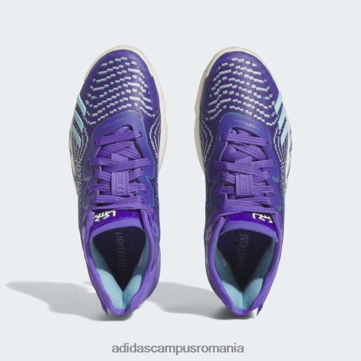 adidas campus romania aqua d.o.n. numărul 4 pantofi unisex papură violet/alb/aqua J266N2170