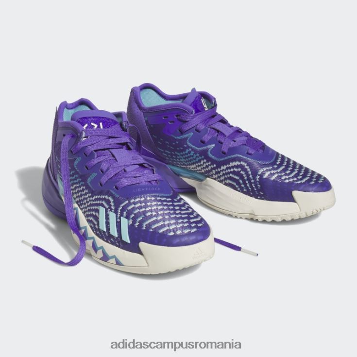 adidas campus romania aqua d.o.n. numărul 4 pantofi unisex papură violet/alb/aqua J266N2170
