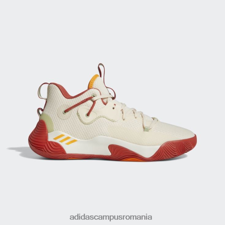 adidas campus romania ecru tint harden stepback 3 pantofi unisex tentă ecru/chihlimbar alterat/lime J266N2664