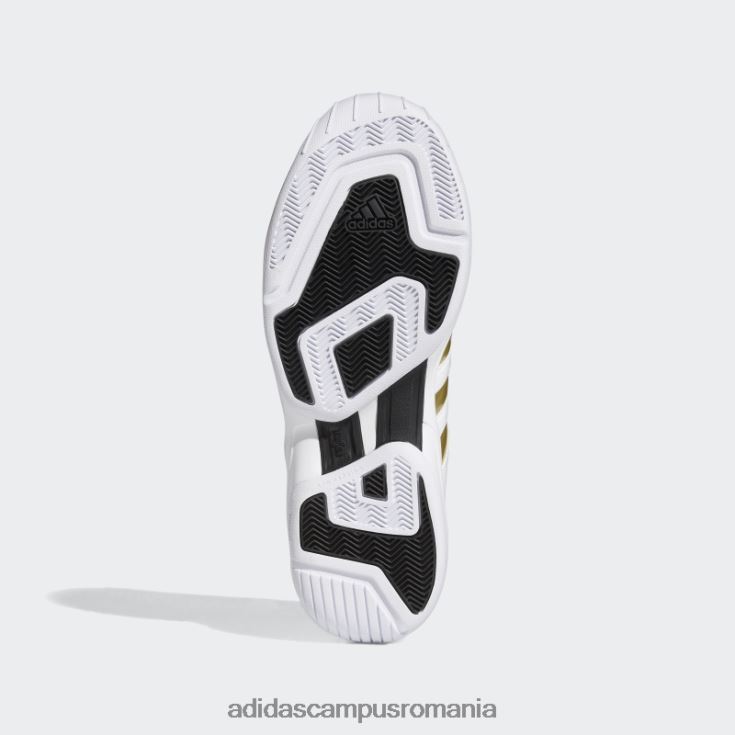 adidas campus romania model pro 2g pantofi joase aurii metalic unisex alb/auriu metalic/negru J266N212918