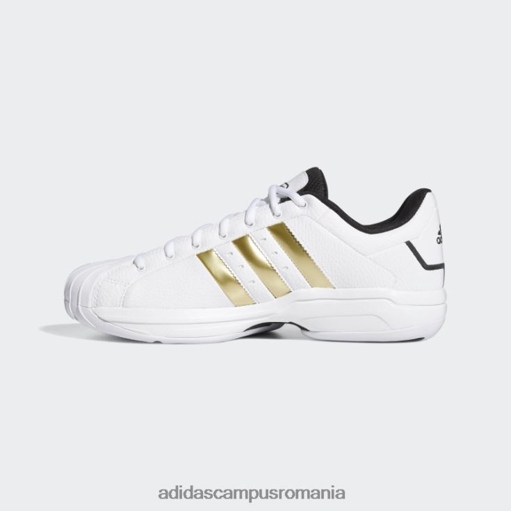 adidas campus romania model pro 2g pantofi joase aurii metalic unisex alb/auriu metalic/negru J266N212918