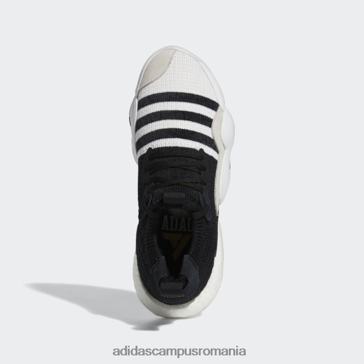 adidas campus romania pantofi albi trae young 2.0 unisex alb/negru/aur mat J266N23970