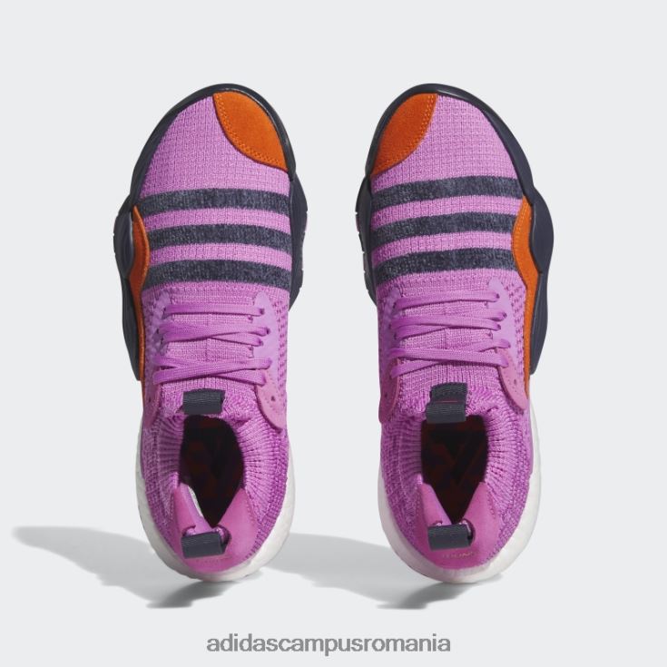 adidas campus romania pantofi lila Trae Young 2.0 unisex liliac/marine/portocaliu J266N23976