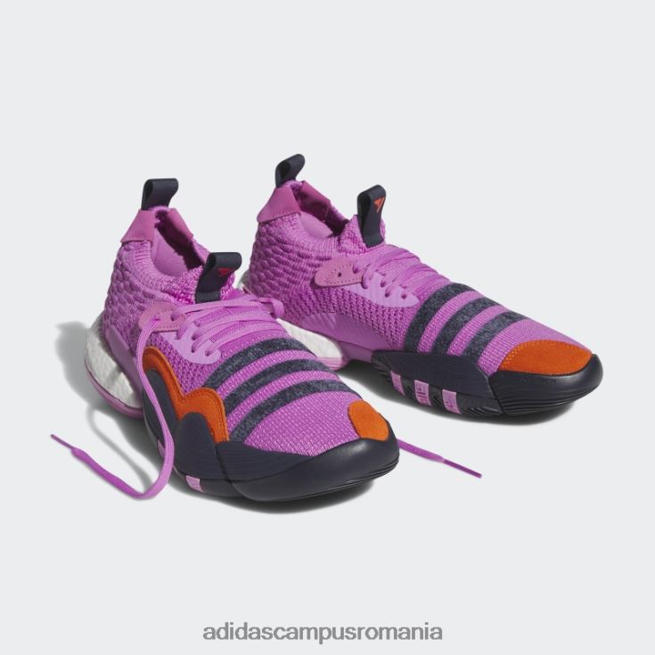 adidas campus romania pantofi lila Trae Young 2.0 unisex liliac/marine/portocaliu J266N23976