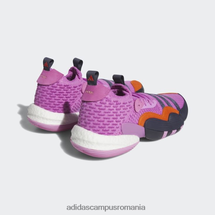 adidas campus romania pantofi lila Trae Young 2.0 unisex liliac/marine/portocaliu J266N23976