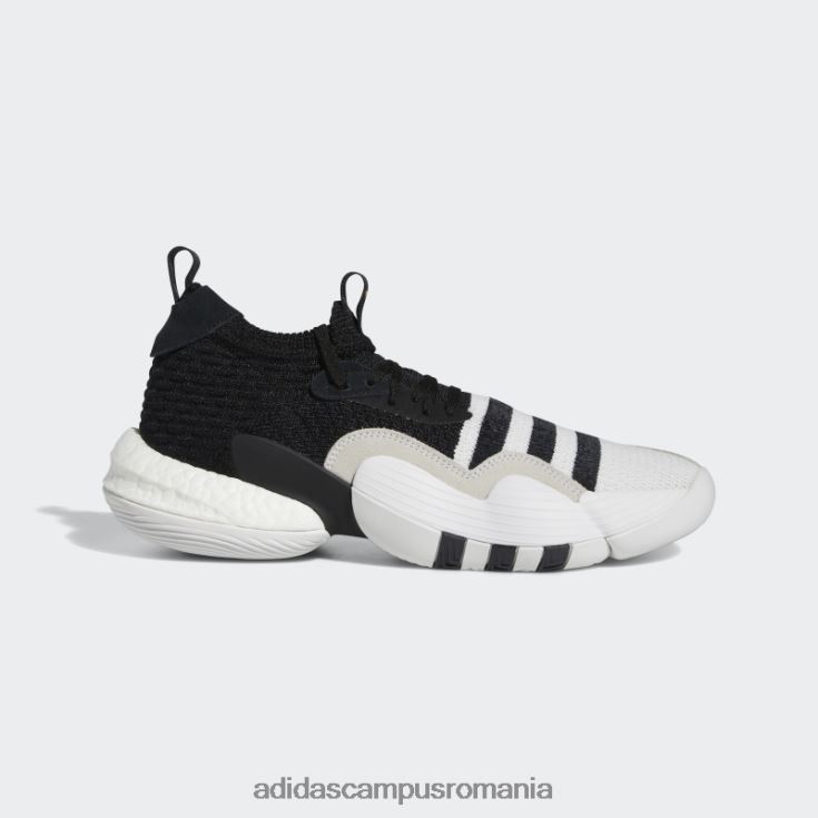 adidas campus romania pantofi trae young 2.0 alb unisex alb/negru/aur mat J266N2662