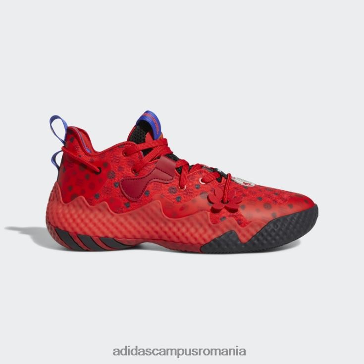 adidas campus romania red harden vol. 6 pantofi unisex rosu/negru/rosu victorie J266N24462
