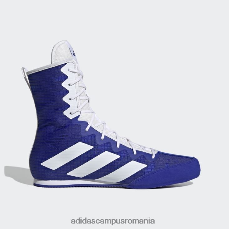 adidas campus romania blue box hog 4 pantofi unisex albastru alb J266N212383