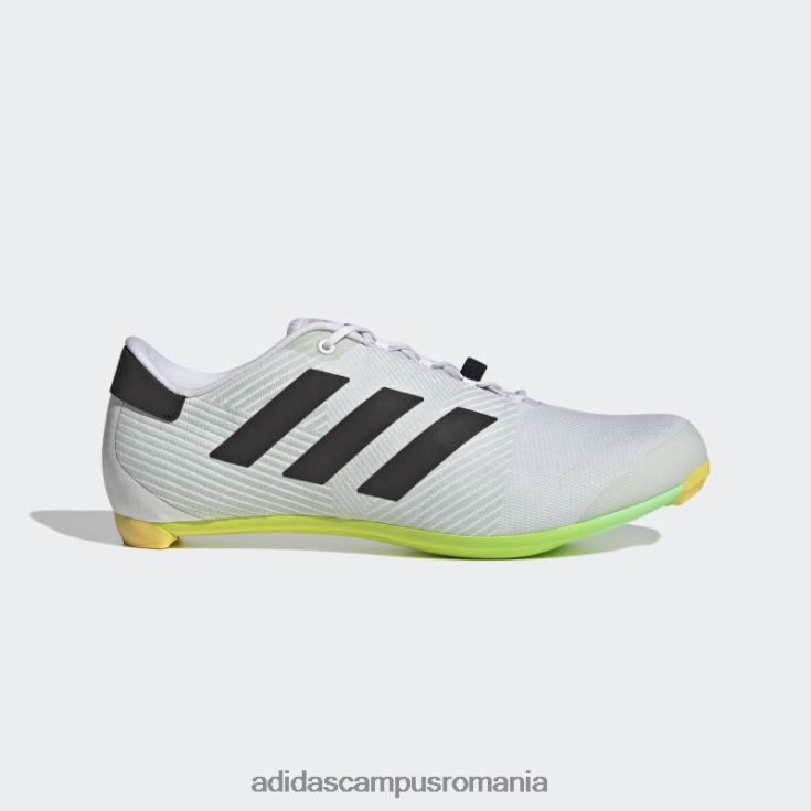 adidas campus romania albi pantofii de ciclism rutier unisex alb/negru/verde fascicul J266N2587