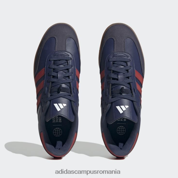 adidas campus romania bleumarin pantofi de ciclism vegani velosamba unisex bleumarin/stacojiu/alb J266N24654