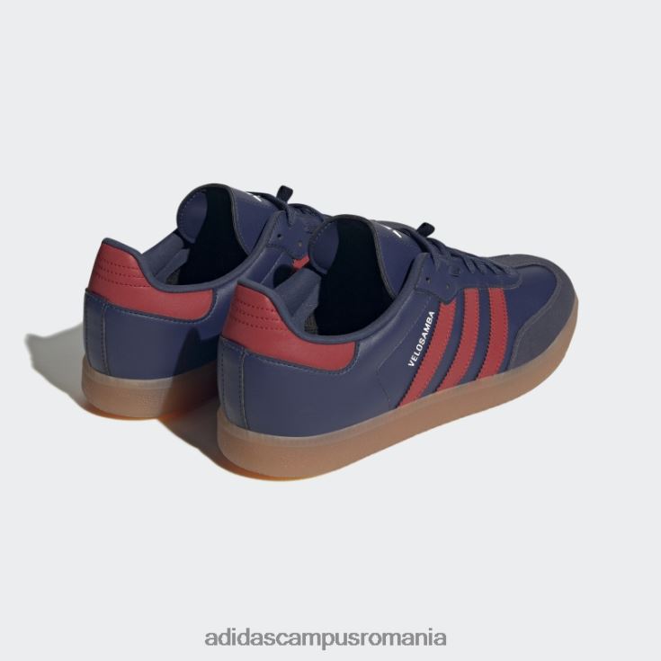adidas campus romania bleumarin pantofi de ciclism vegani velosamba unisex bleumarin/stacojiu/alb J266N24654