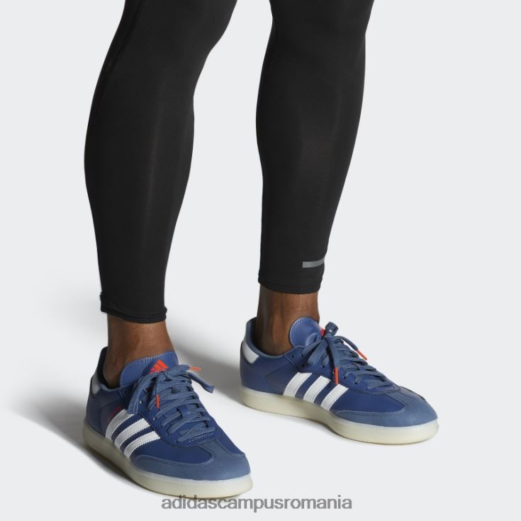 adidas campus romania pantofii de ciclism vegani velosamba alb de moda unisex otel/alb J266N2633