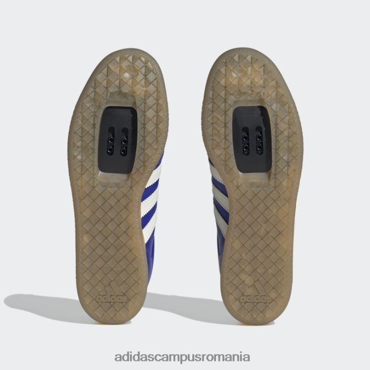 adidas campus romania pantofii de ciclism vegani velosamba albaștri unisex albastru/alb/mentă J266N24051