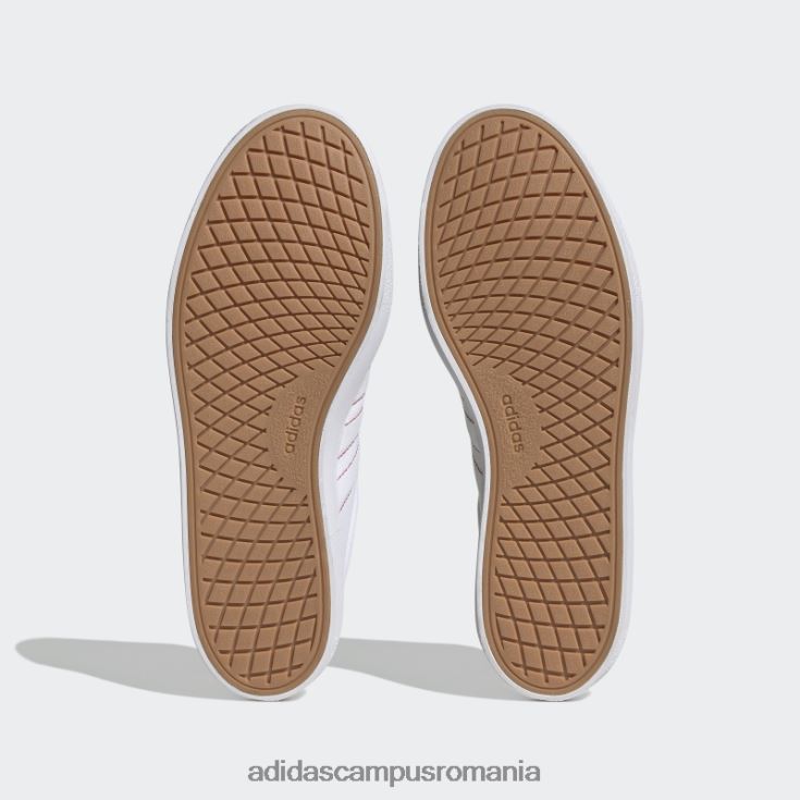 adidas campus romania Vulc raid3r pantofi cu 3 dungi alb unisex alb/stacojiu/aur mat J266N212464