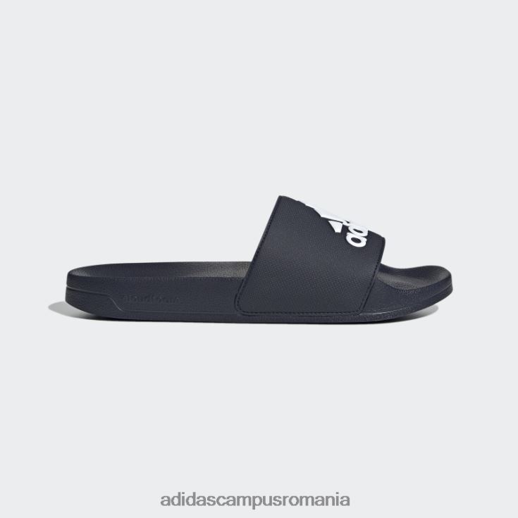 adidas campus romania adilette shower slides ink adidas unisex cerneală/alb J266N24422