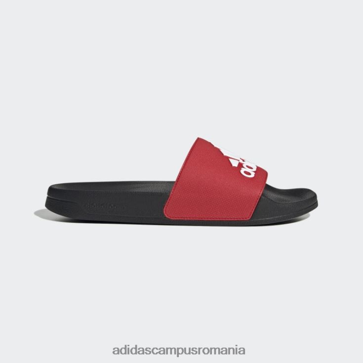 adidas campus romania adilette shower slides stacojiu unisex stacojiu/alb/negru J266N24202