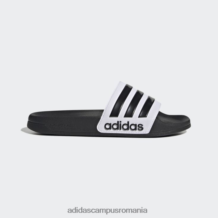 adidas campus romania adilette shower tobogane negre unisex alb negru J266N24420