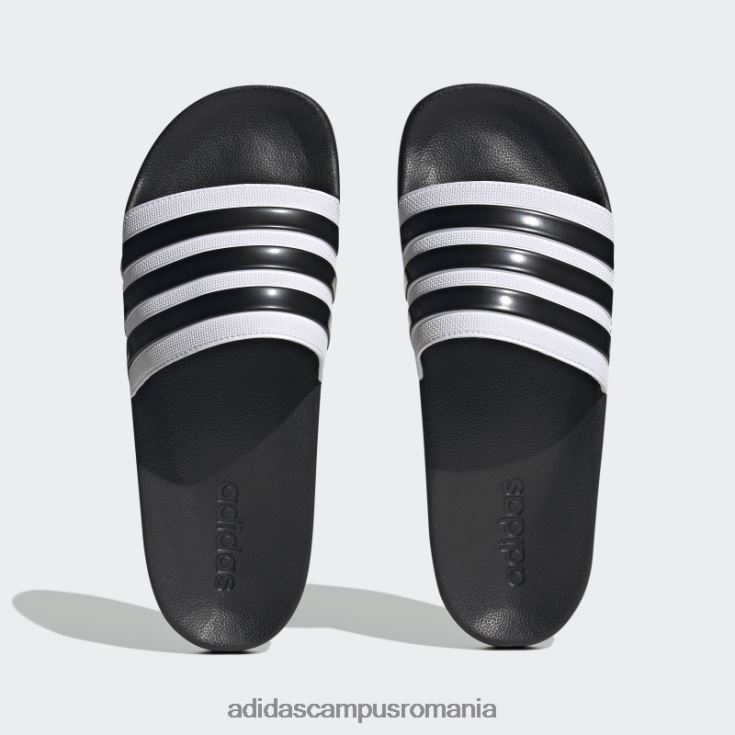 adidas campus romania adilette shower tobogane negre unisex alb negru J266N24420