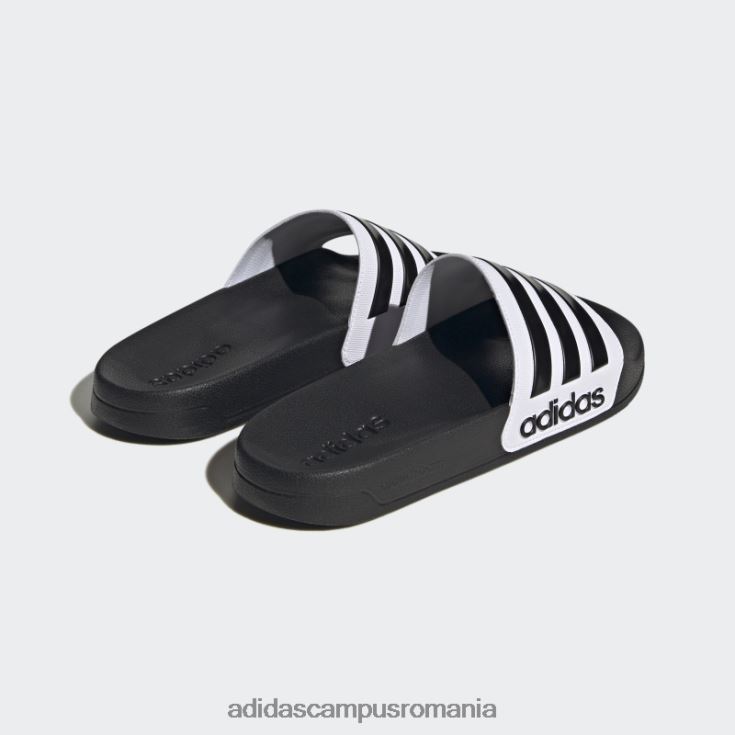 adidas campus romania adilette shower tobogane negre unisex alb negru J266N24420