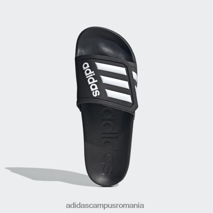 adidas campus romania adilette tnd slides white unisex negru/alb/gri J266N212560