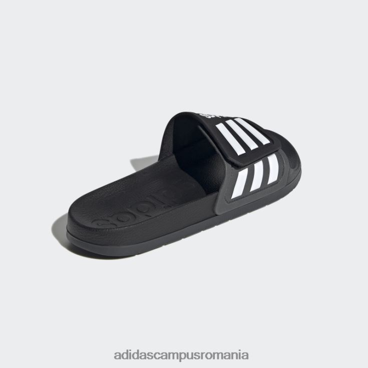 adidas campus romania adilette tnd slides white unisex negru/alb/gri J266N212560