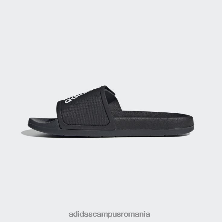 adidas campus romania adilette tnd slides white unisex negru/alb/gri J266N212560