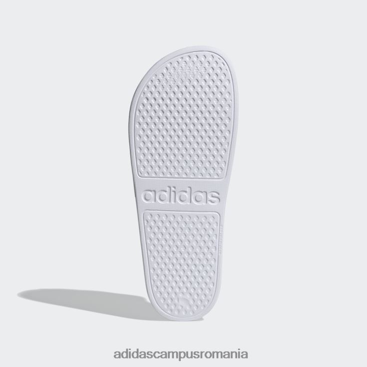 adidas campus romania diapozitive adilette aqua platinum metalic unisex alb/platină metalic J266N212395