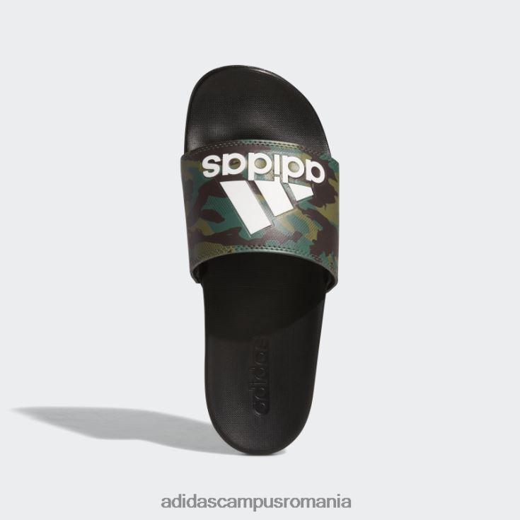 adidas campus romania diapozitive adilette comfort alb unisex alb negru J266N23876