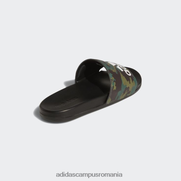 adidas campus romania diapozitive adilette comfort alb unisex alb negru J266N23876