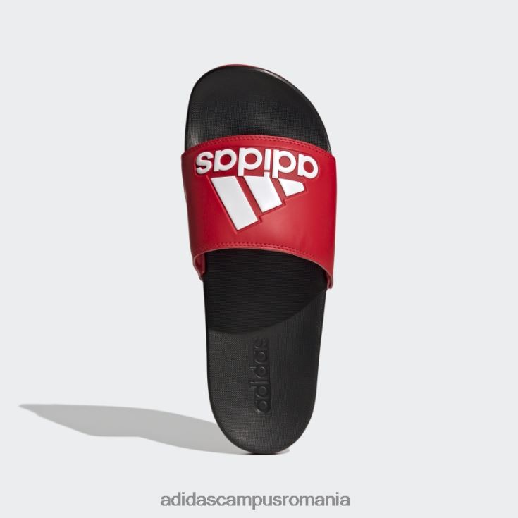 adidas campus romania diapozitive adilette confort roșii unisex roșu/negru/alb J266N24153