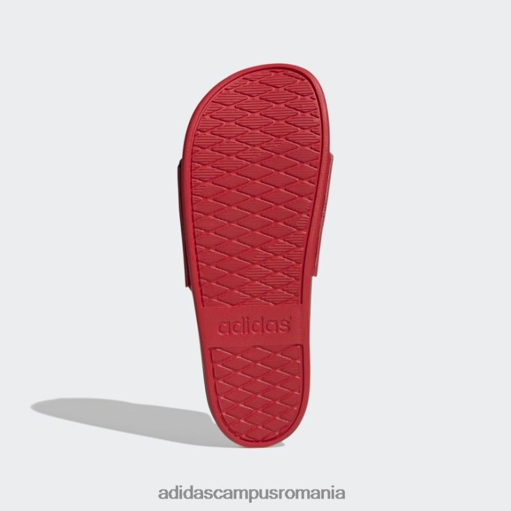 adidas campus romania diapozitive adilette confort roșii unisex roșu/negru/alb J266N24153