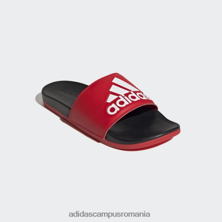 adidas campus romania diapozitive adilette confort roșii unisex roșu/negru/alb J266N24153