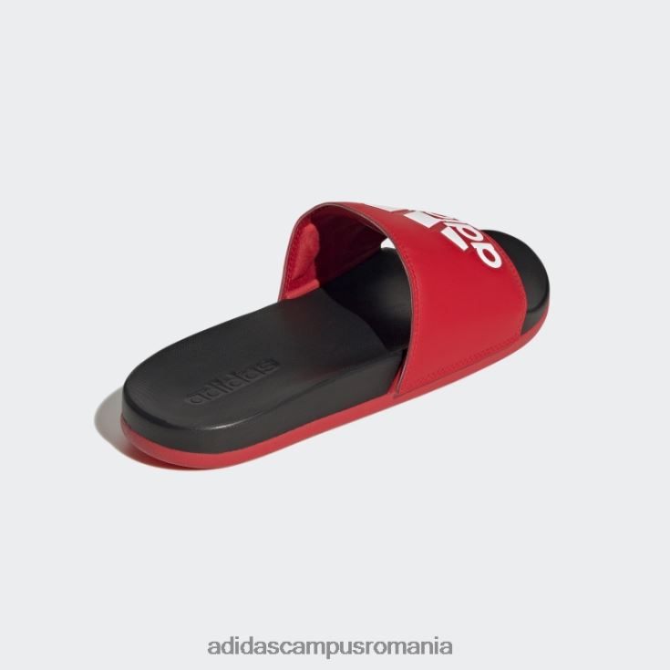 adidas campus romania diapozitive adilette confort roșii unisex roșu/negru/alb J266N24153