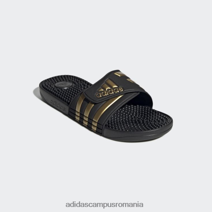 adidas campus romania diapozitive adissage auriu metalic unisex negru/auriu metalic J266N212298