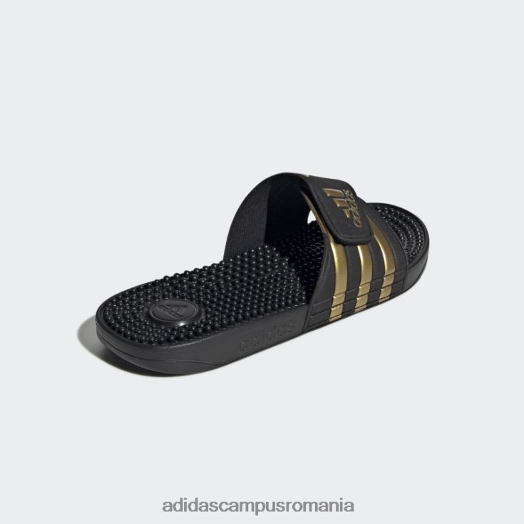 adidas campus romania diapozitive adissage auriu metalic unisex negru/auriu metalic J266N212298