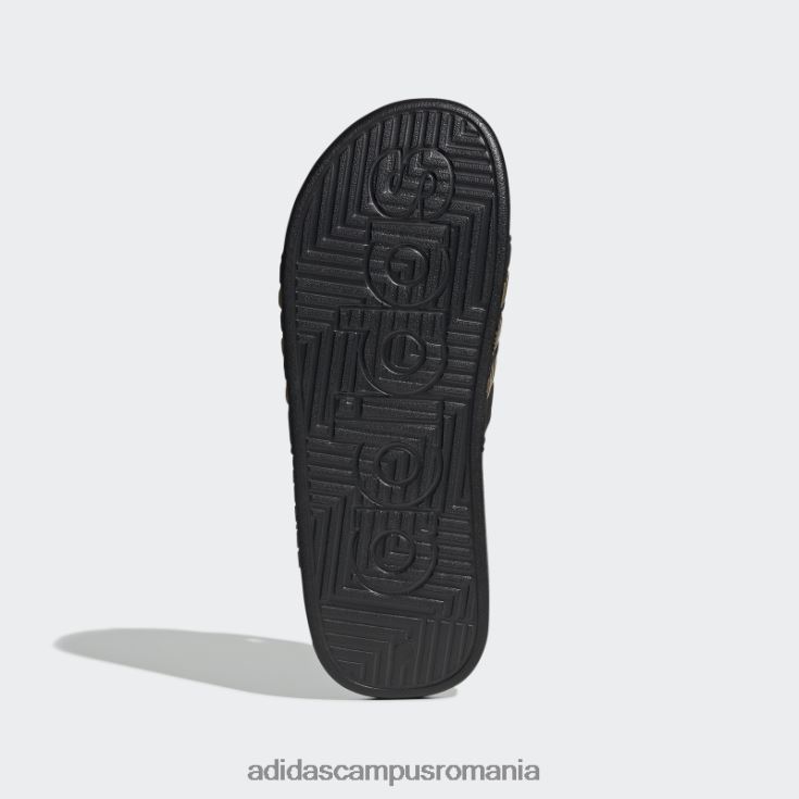 adidas campus romania diapozitive adissage negre unisex negru/auriu metalic J266N2749