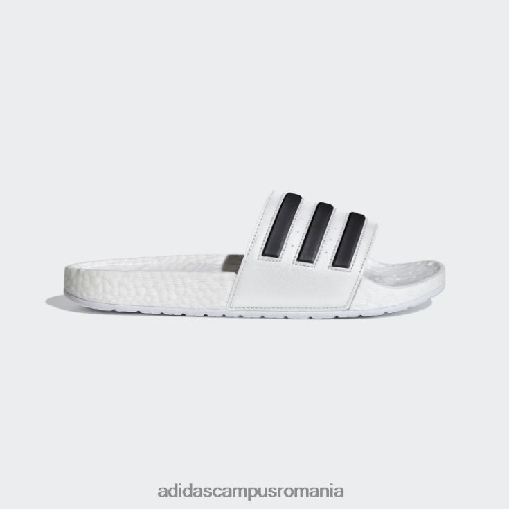 adidas campus romania diapozitive albe adilette boost unisex alb negru J266N2484