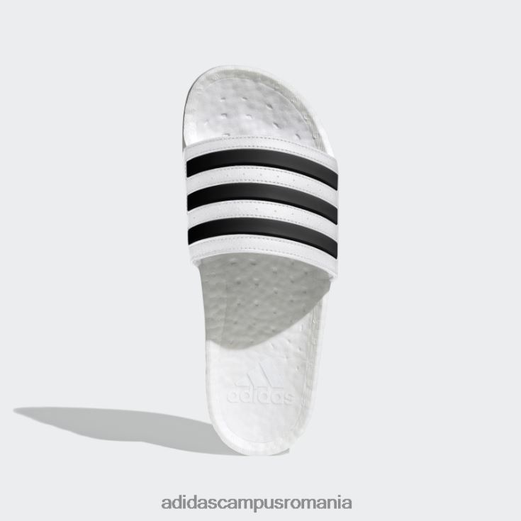 adidas campus romania diapozitive albe adilette boost unisex alb negru J266N2484