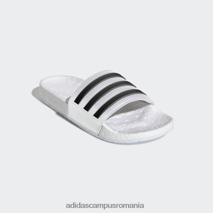 adidas campus romania diapozitive albe adilette boost unisex alb negru J266N2484