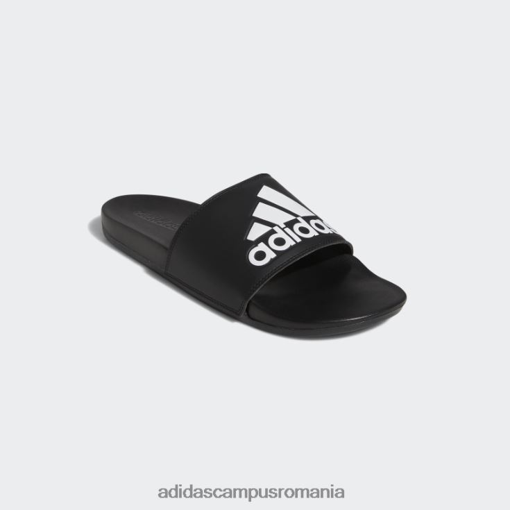 adidas campus romania diapozitive albe adilette comfort unisex alb negru J266N2108