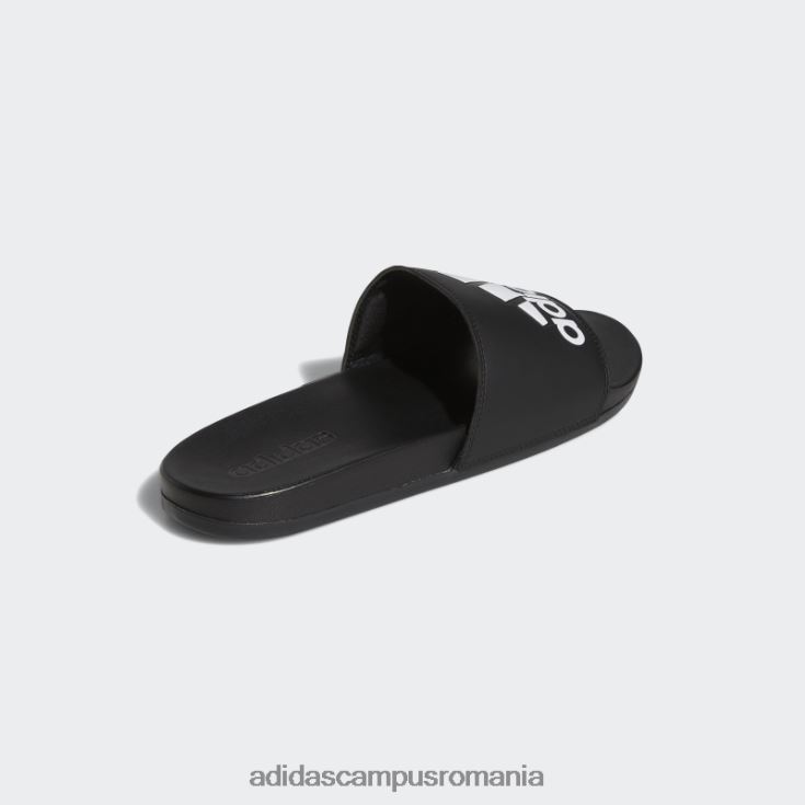 adidas campus romania diapozitive albe adilette comfort unisex alb negru J266N2108