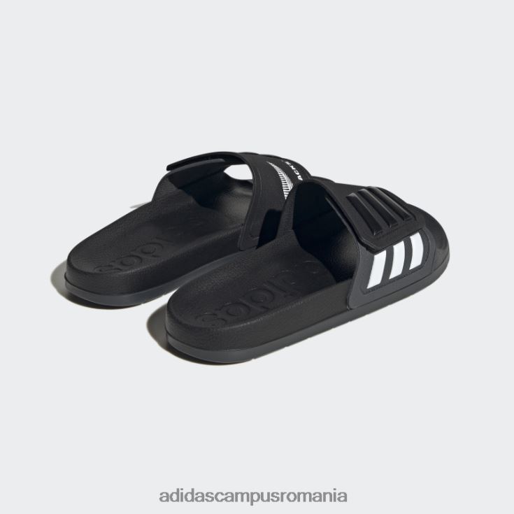 adidas campus romania diapozitive negre adilette tnd unisex negru/alb/gri J266N212563