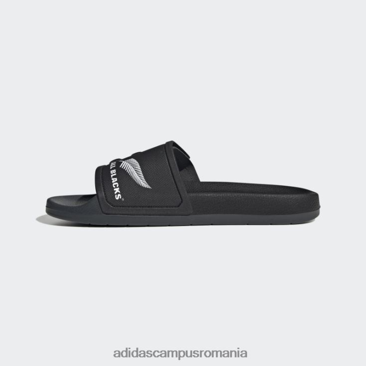 adidas campus romania diapozitive negre adilette tnd unisex negru/alb/gri J266N212563