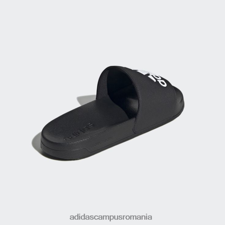 adidas campus romania duș adilette tobogane albe unisex alb negru J266N21363
