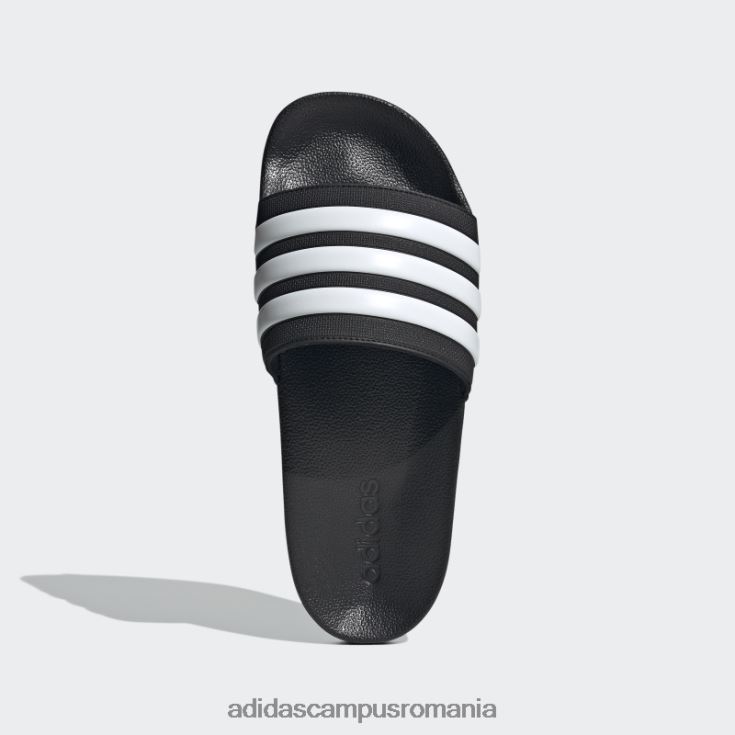 adidas campus romania duș adilette tobogane albe unisex alb negru J266N282