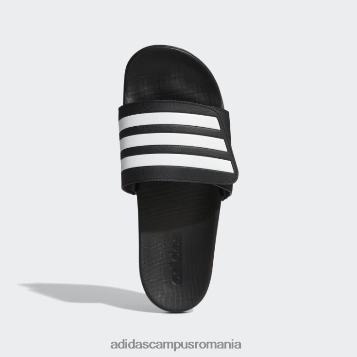 adidas campus romania hot adilette confort tobogane reglabile alb unisex alb negru J266N23947